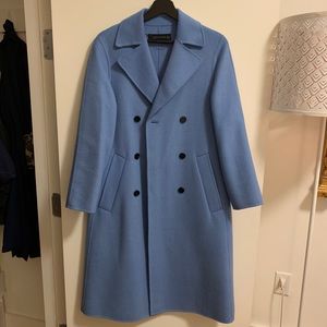 Zara long blue coat
